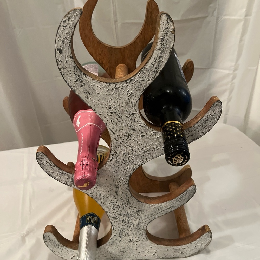 Pier 1 antler wine rack